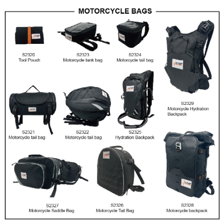 Motorcycle bag supplier and motorcycle backpack manufacturer